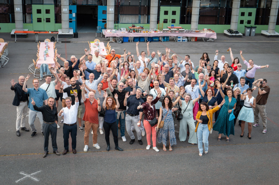 Barbecue convivial avant la coupure estivale !