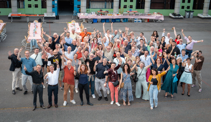 Barbecue convivial avant la coupure estivale !